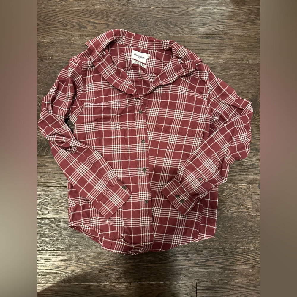Men’s flannel goodfellow button up size medium